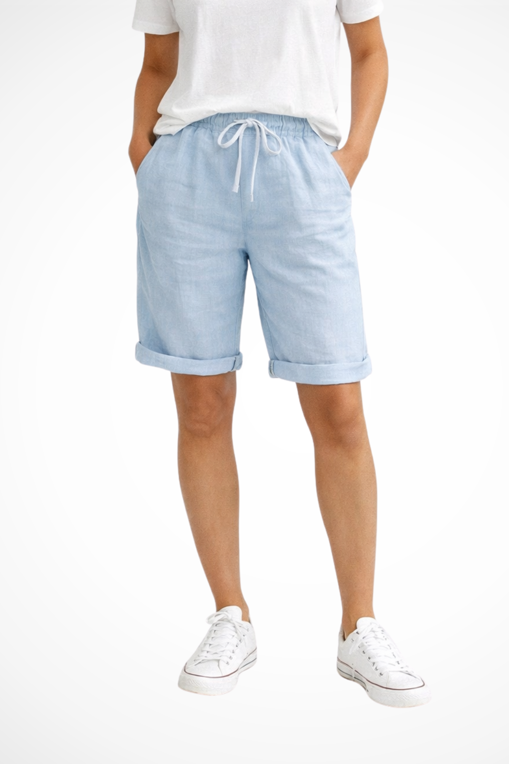 Pantalon Capri coupe décontractée pour femme – Léger et confortable, idéal au quotidien