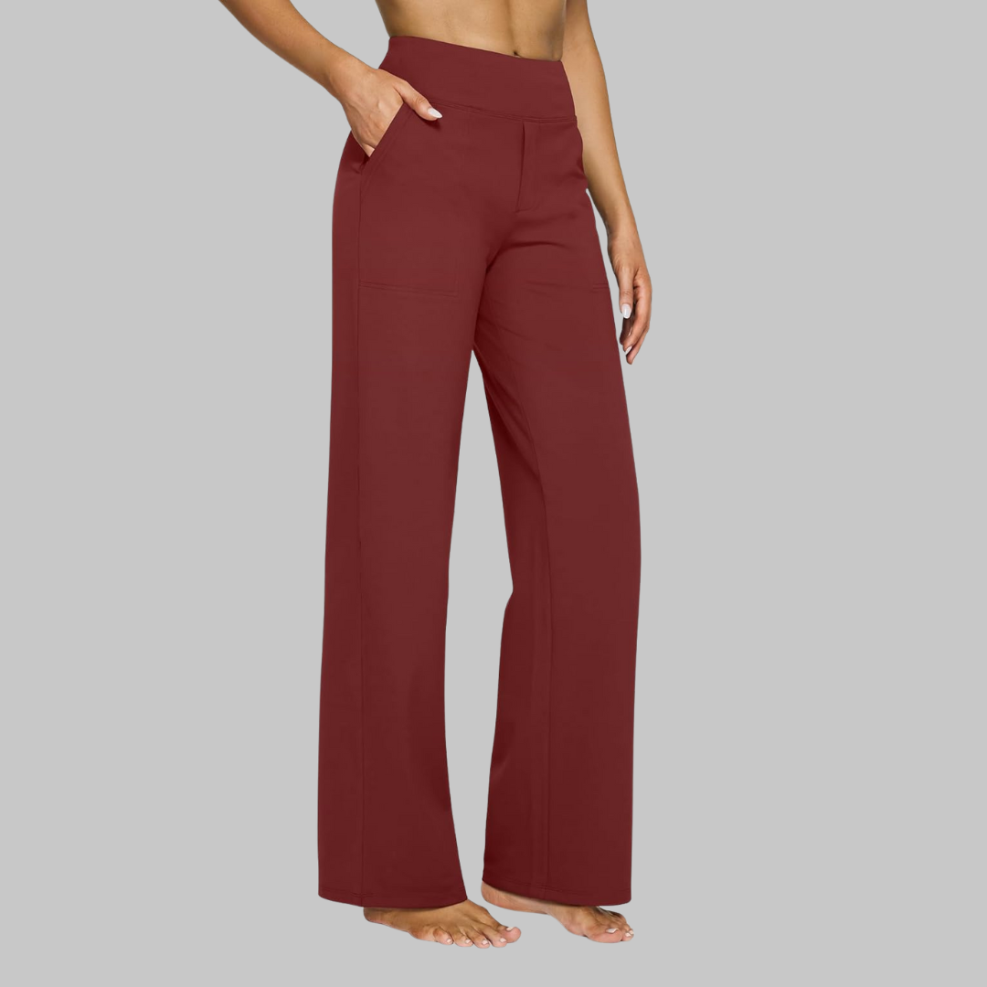Pantalon de Yoga Doux et Élégant Femme – Activewear Taille Haute