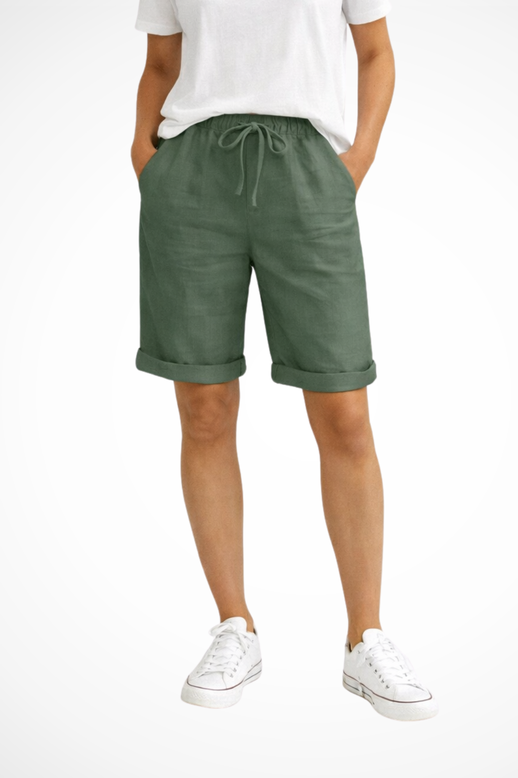Pantalon Capri coupe décontractée pour femme – Léger et confortable, idéal au quotidien