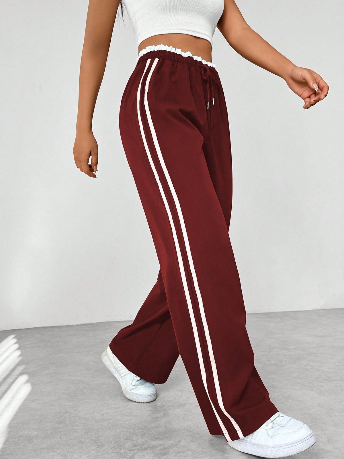 Pantalon Ample Sportif Tendance pour Femme
