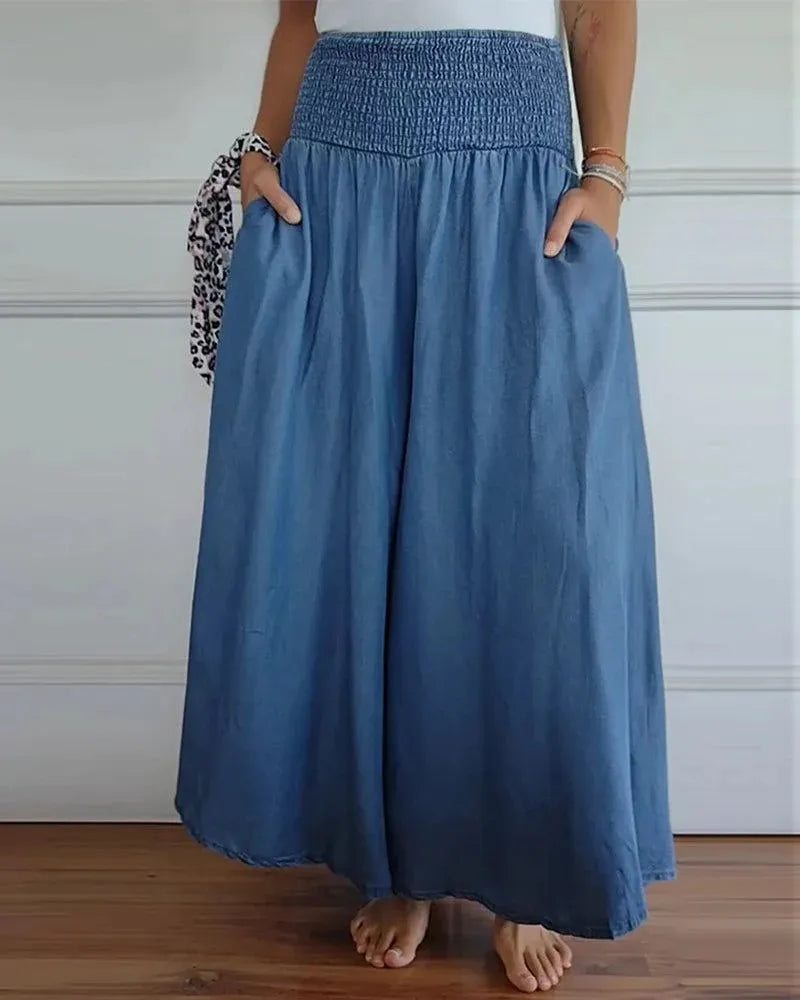 Femme culotte léger jupe-culotte large et élégant pantalon – Confortable