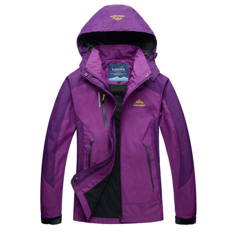 Nathalie - Veste Élégante Imperméable à Capuche
