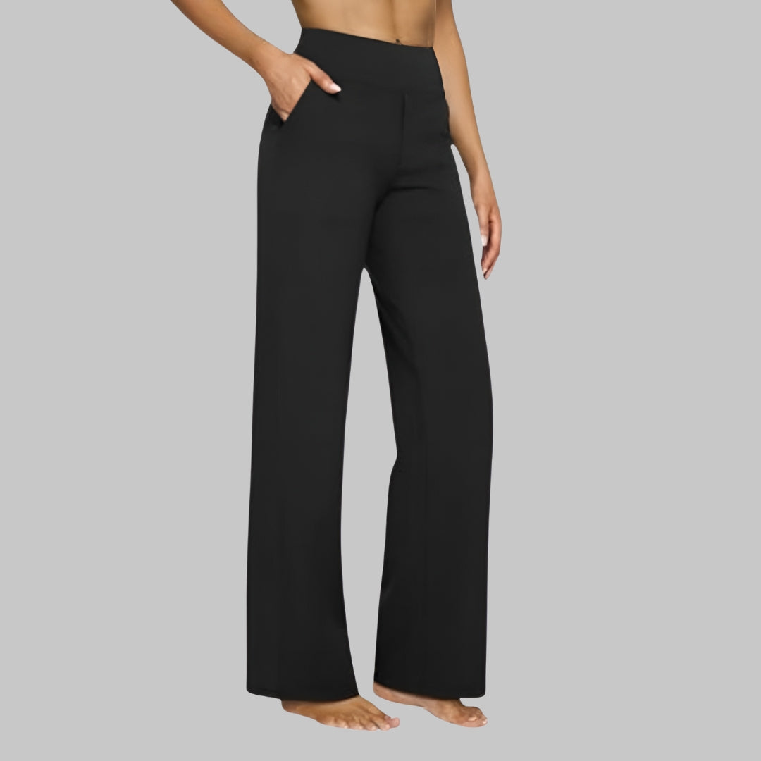 Pantalon de Yoga Doux et Élégant Femme – Activewear Taille Haute