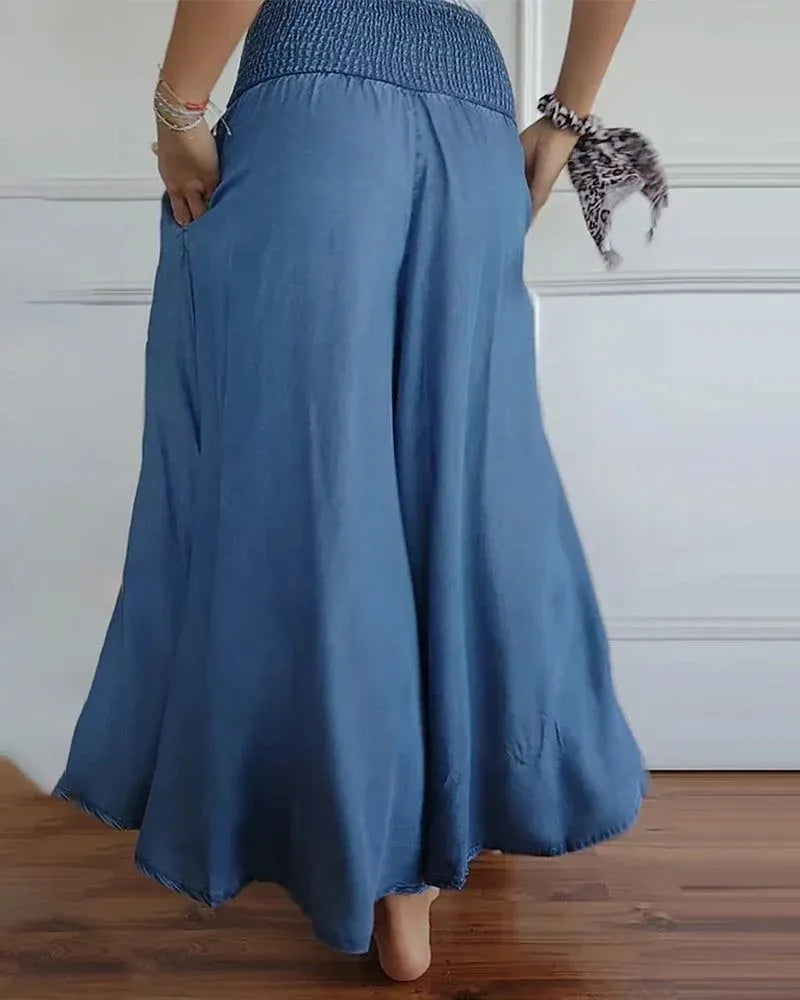 Femme culotte léger jupe-culotte large et élégant pantalon – Confortable