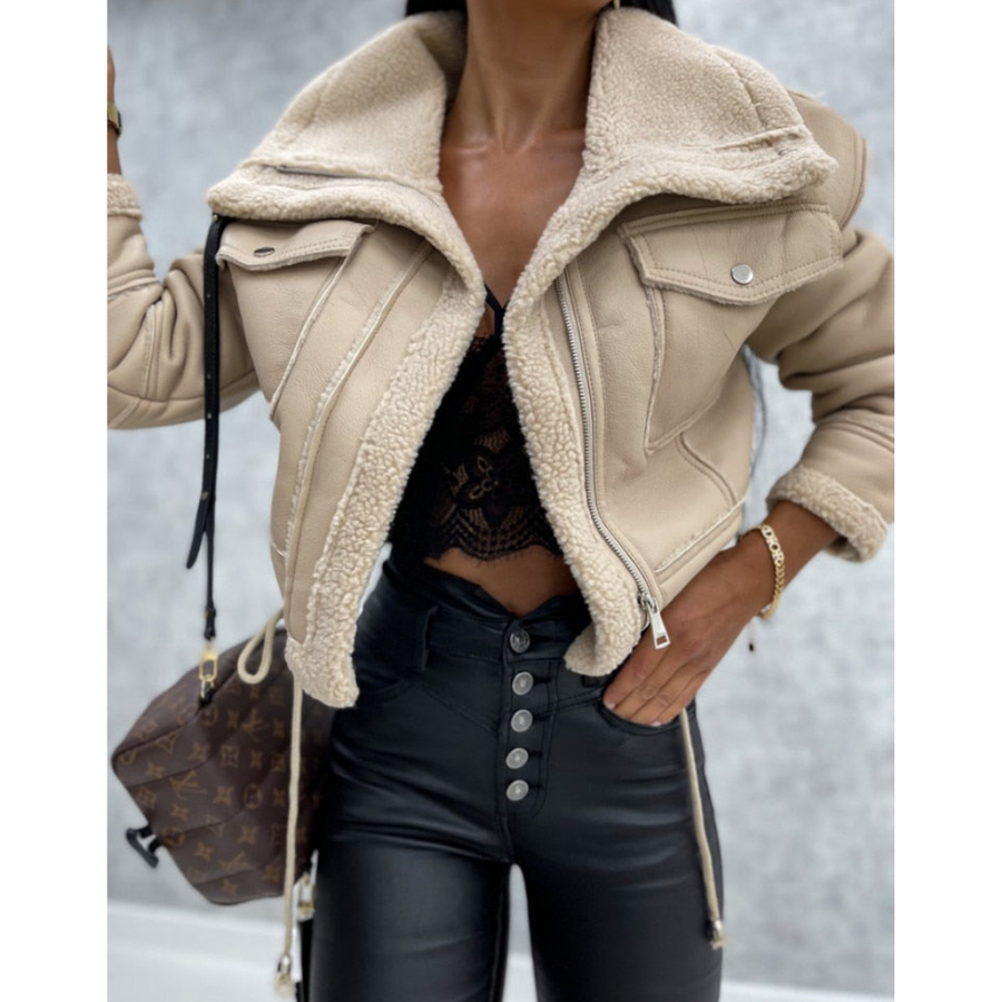 Elia - Veste aviateur femme courte