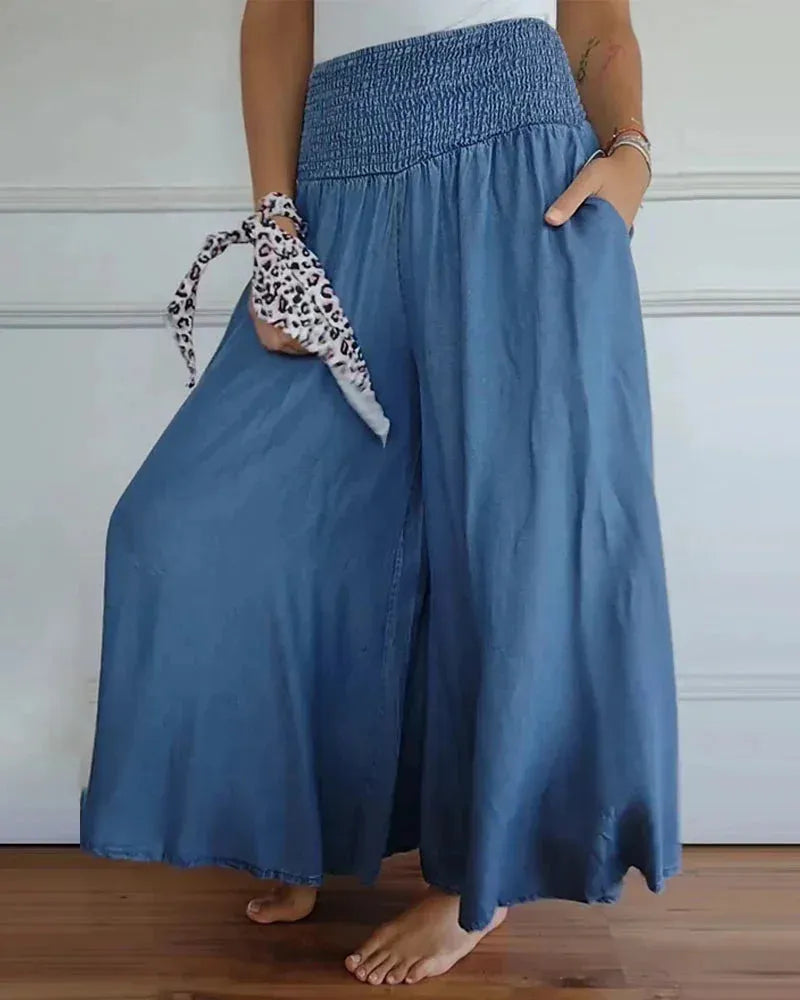 Femme culotte léger jupe-culotte large et élégant pantalon – Confortable