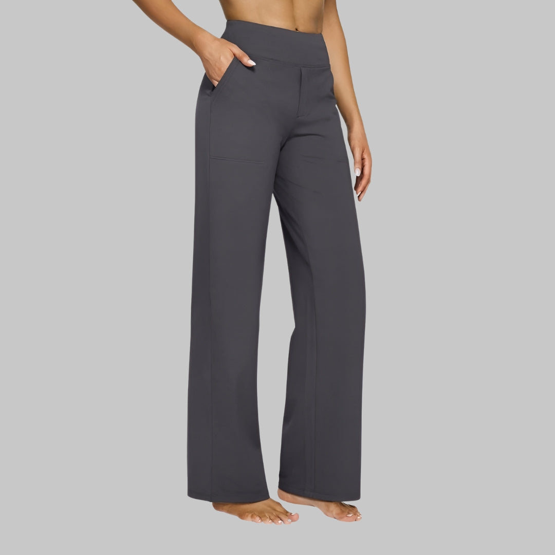 Pantalon de Yoga Doux et Élégant Femme – Activewear Taille Haute