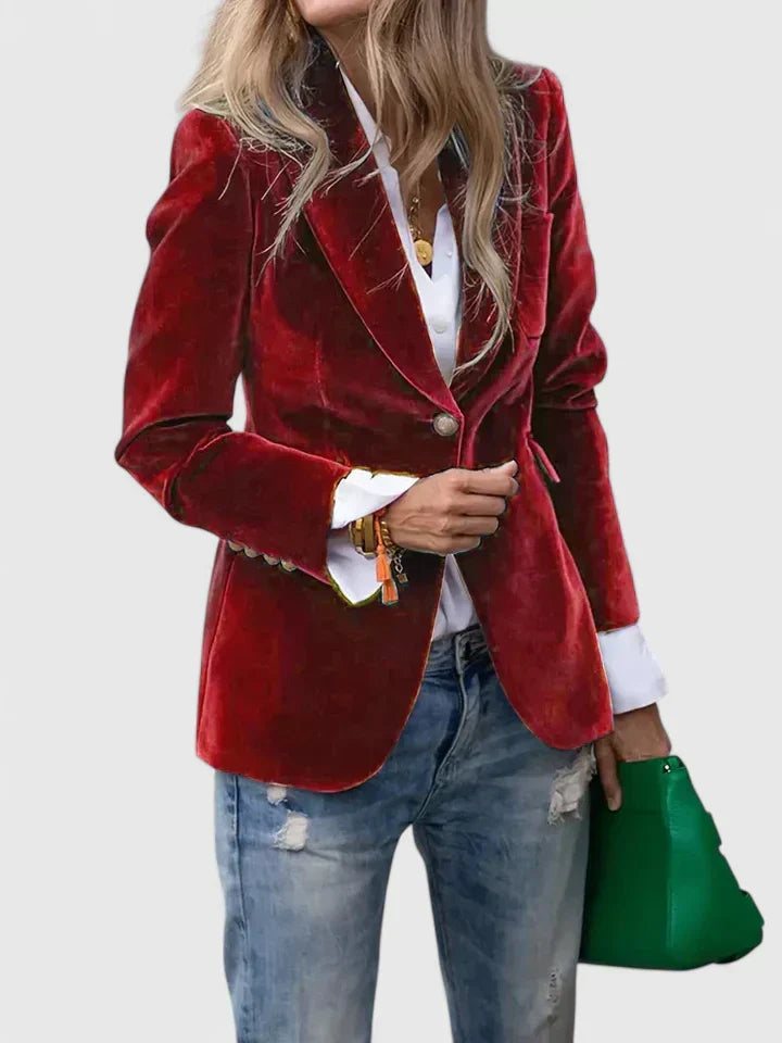 Iréna™ — Blazer élégant au style intemporel