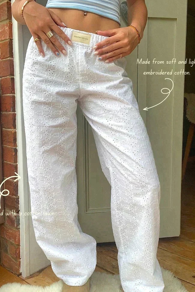 Pantalon à Rayures Décontracté | Coton | Confort Style