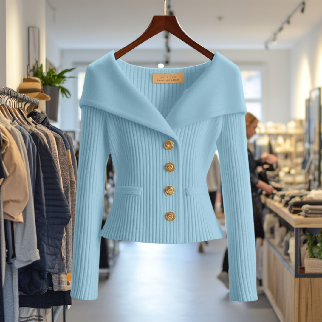 Annika I VESTE EN TRICOT LUXUEUSE