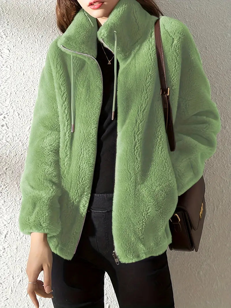 Cléa - Veste femme peluche