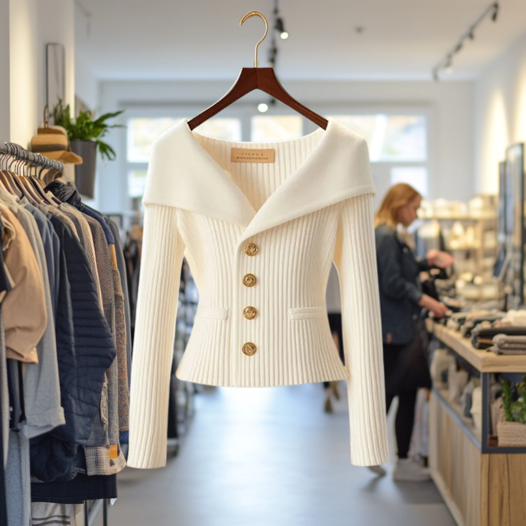 Annika I VESTE EN TRICOT LUXUEUSE