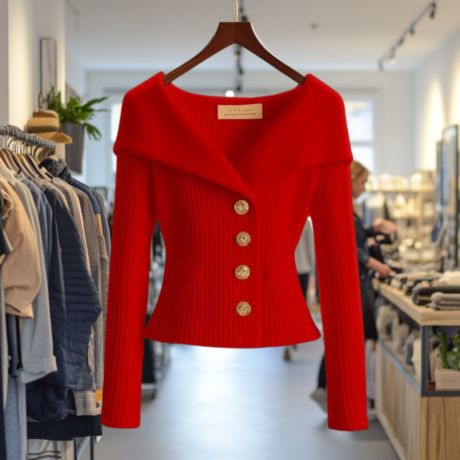 Annika I VESTE EN TRICOT LUXUEUSE