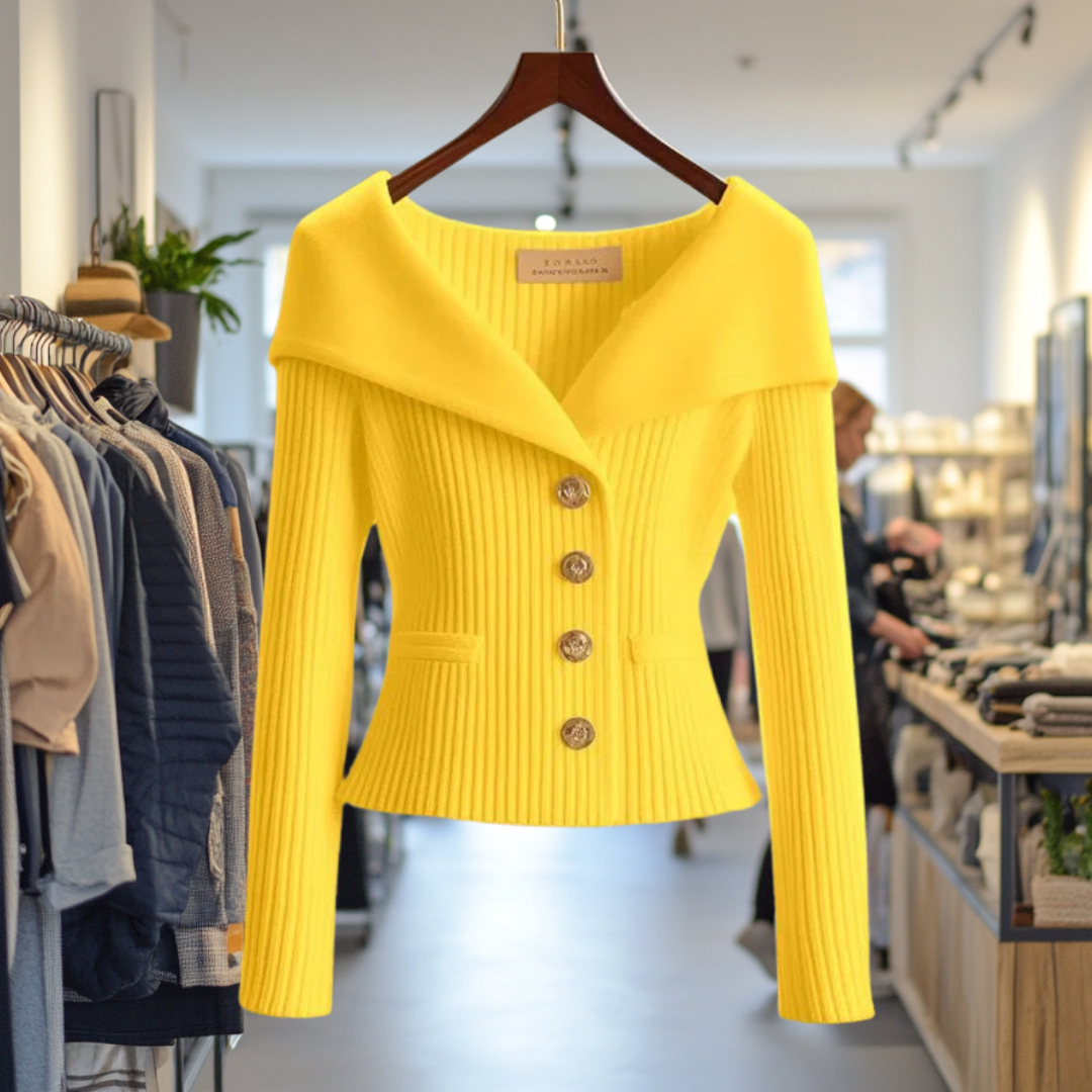 Annika I VESTE EN TRICOT LUXUEUSE