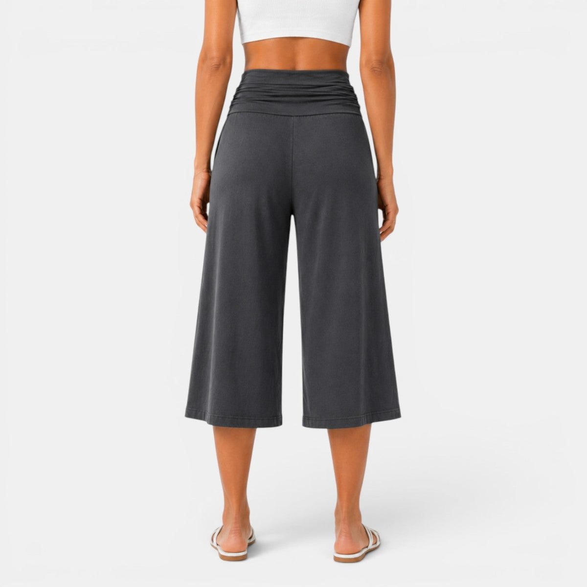 Pantalon capri femme style yoga - Confortable et decontracte