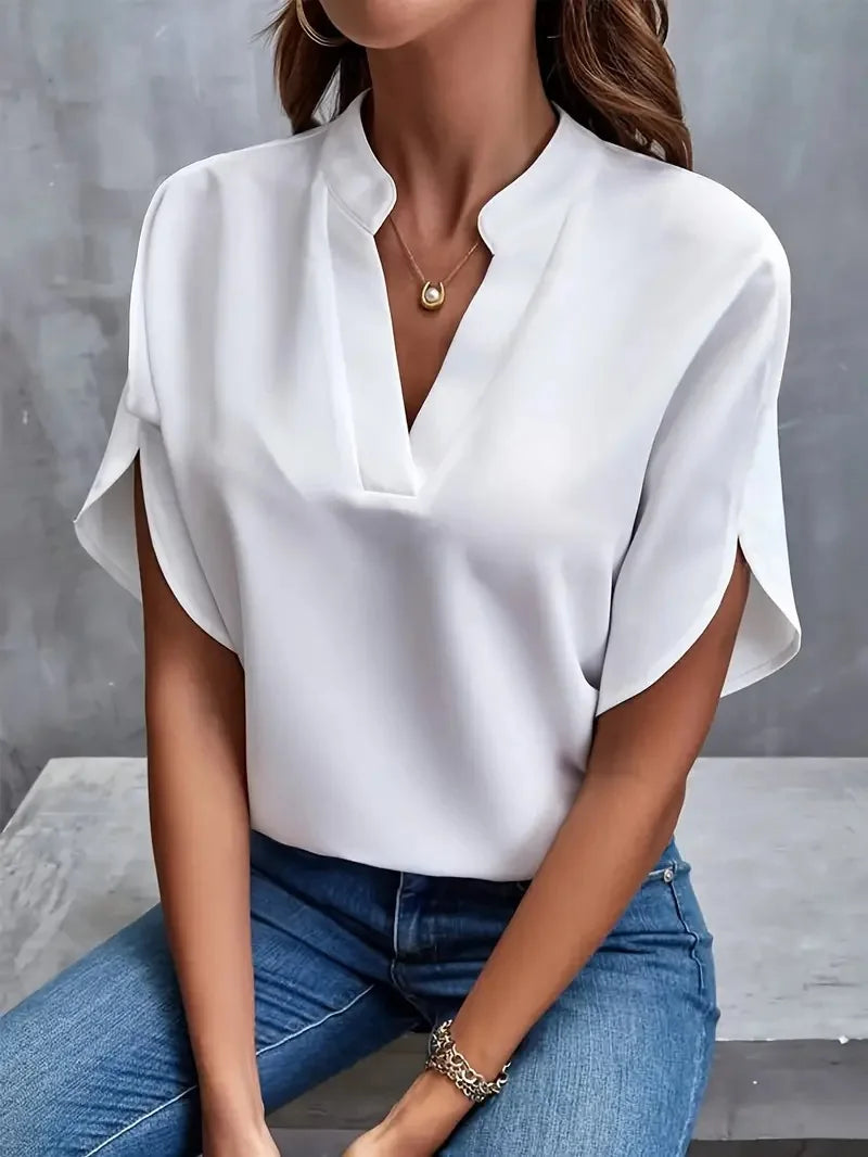 Bettina | Blouse fluide à décolleté en V élégant