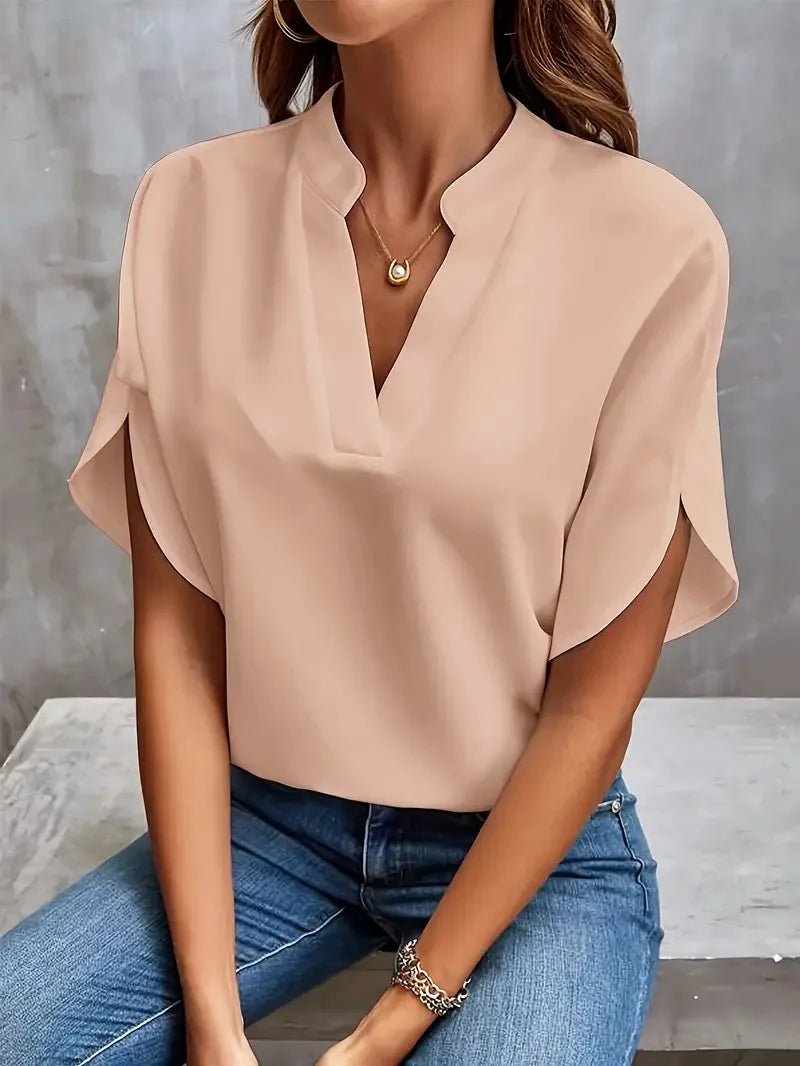 Bettina | Blouse fluide à décolleté en V élégant