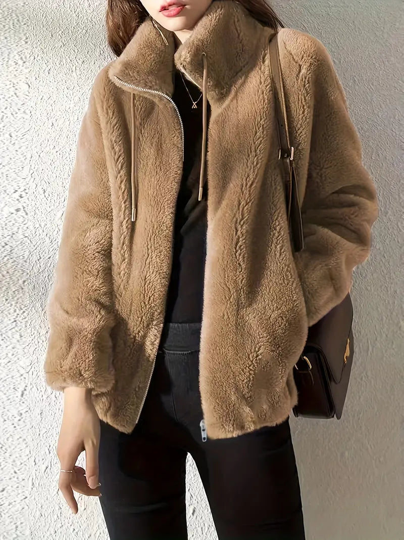Cléa - Veste femme peluche