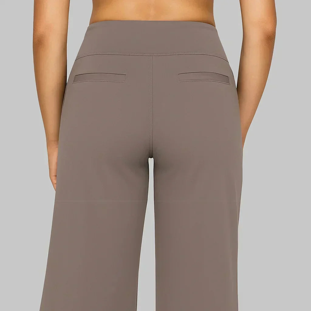 Pantalon de Yoga Doux et Élégant Femme – Activewear Taille Haute