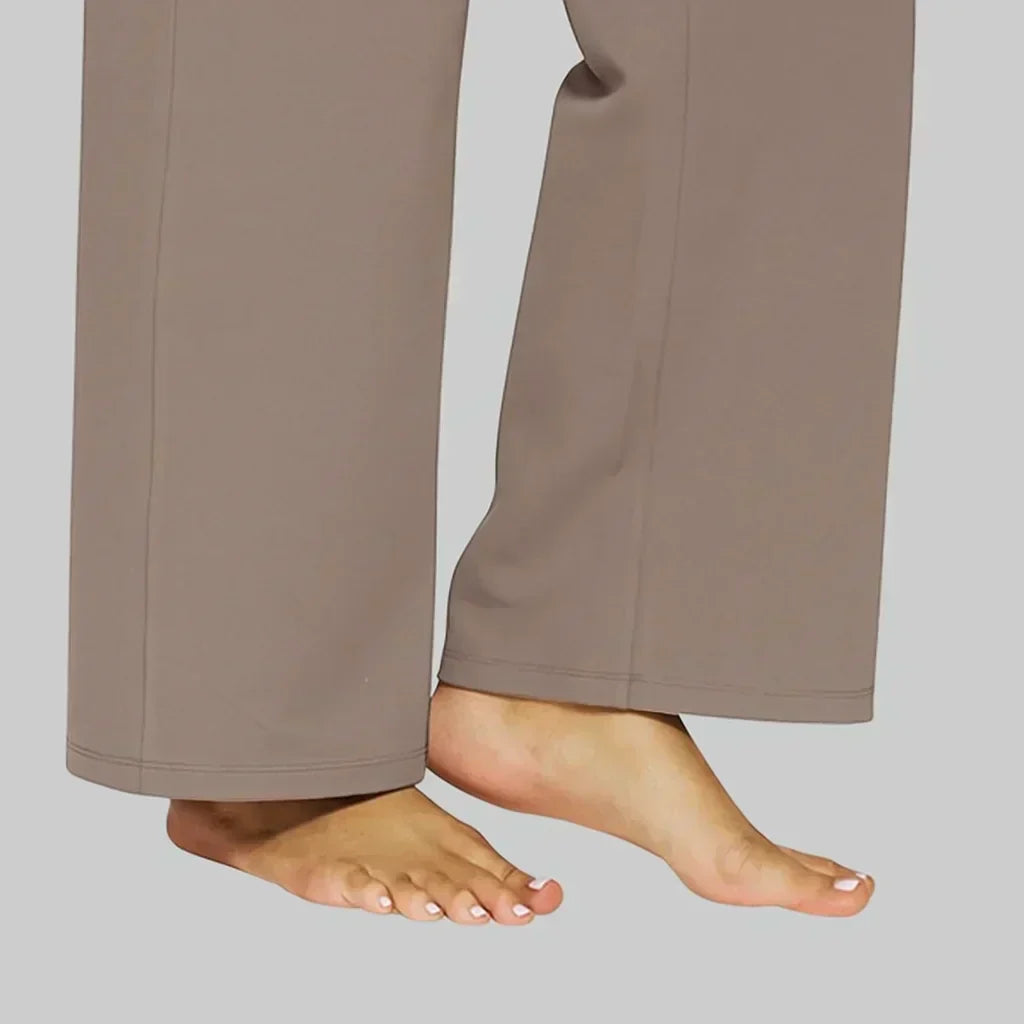 Pantalon de Yoga Doux et Élégant Femme – Activewear Taille Haute