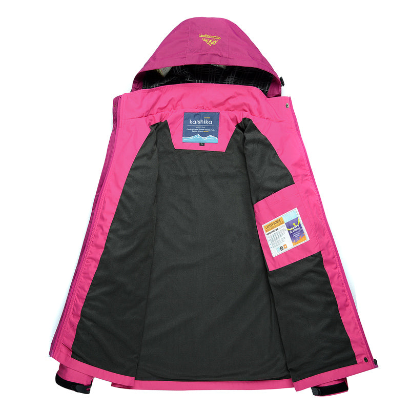 Nathalie - Veste Élégante Imperméable à Capuche