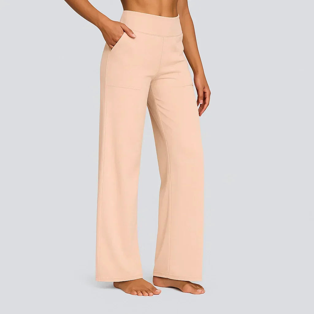 Pantalon de Yoga Doux et Élégant Femme – Activewear Taille Haute