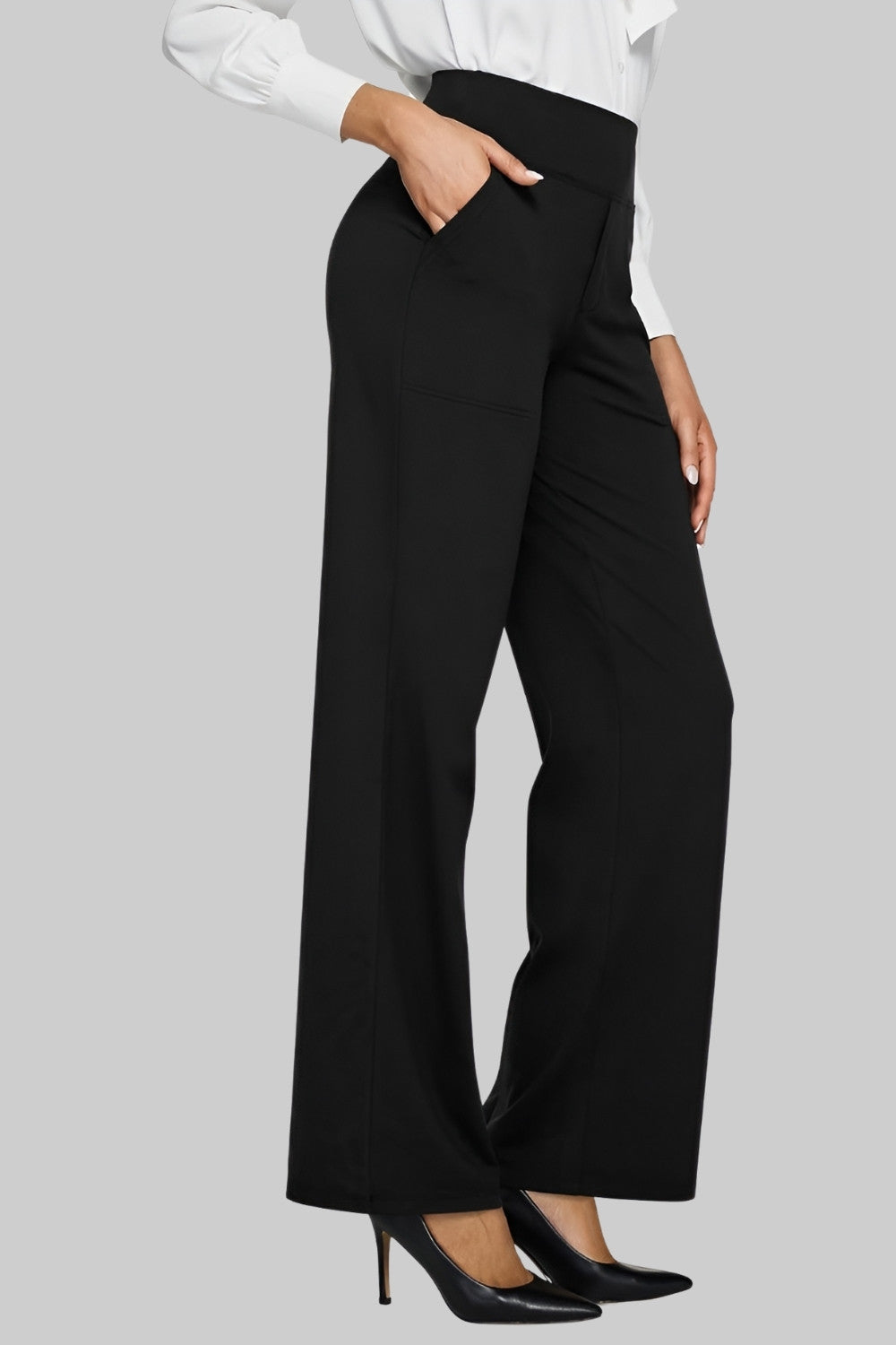 Pantalon de Yoga Doux et Élégant Femme – Activewear Taille Haute
