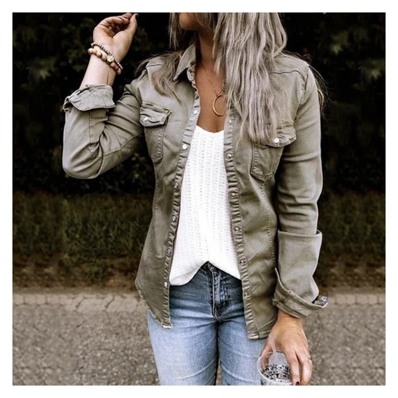 Maya - Veste femme jean